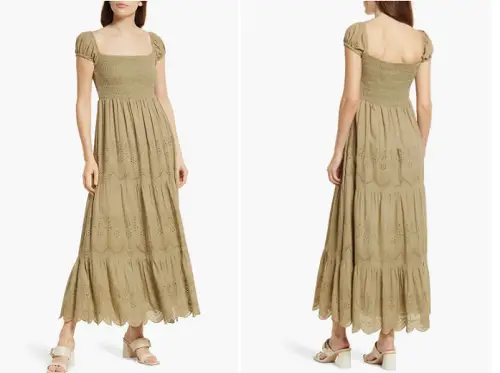 Perfect Summer Dresses Ideas for vacation travels - Olivia Tiered Cotton Maxi Dress
