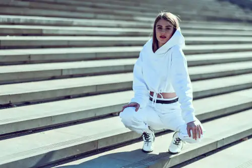 Stylish Ways to Rock a Woman's Hoodie - Monochromatic Magic