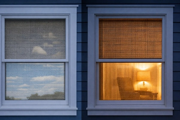 The Privacy Flip Comparison-The Woven Window